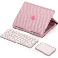 Produktbild: Logitech Casa Pop-Up Desk - Tastatur- und Touchpad-Set - kabellos - Bluetooth LE - Bohemian Blush (920-011240) - Rosa