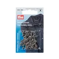 Produktbild: PRYM 552195 Mantelaufhänger Eisen silberfarbig, 3 Stück, 9 x 6 x 1 cm, Silber