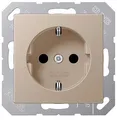 Produktbild: Jung A 1520 KI CH Schuko Steckdose 16A 250V Duroplast lackiert, champagner