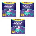 Produktbild: 3 x Giga Pack Always Dailies Slipeinlagen Flexistyle Normal 216  Luftdurchlässig