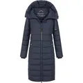 Produktbild: Navahoo Mondmädchen Damen Winter Steppmantel mit Kapuze und Fleecefutter