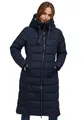 Produktbild: Navahoo Damen Winterjacke (XS-3XL) - Wind- & Wasserabweisend, große Kapuze, seitliche Gehschlitze, Steppmantel, Warme Jacke Frauen - N036 (M, Navy)