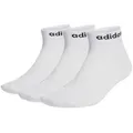 Produktbild: adidas Sportswear Füßlinge THINK LINEAR ANKLE SOCKEN, 3 PAAR (1-Paar) weiß 10K - 11.5K