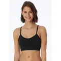 Produktbild: Schiesser Bustier Casual Seamless ohne störende Seitennähte, herausnehmbare Pads, elastisch schwarz M