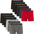 Produktbild: Herren 12er-pack Herren-boxer-hipster Fitted Boxer Hipsters Dunkel Sortiert L EU