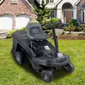 Produktbild: HOME DELUXE - Benzin Aufsitzrasenmäher - Reaper Schwarz - Motor Leistung 4,5 kW (6,5 PS) - 150 Liter Auffangkorb - 61 cm Schnittbreite und höhenverstellbar - Inkl. kompl. Zubehör