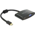 Produktbild: Adapter Mini DisplayPort > VGA/HDMI schwarz, 18cm