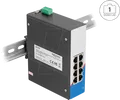 Produktbild: DELOCK 80163 - Industrie Gigabit Ethernet Switch 8 Port RJ45 für Hutschiene