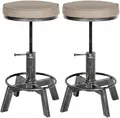 Produktbild: CLP Sitzwürfel Destin (Set, 2 St., 2er), im Industrial Design, Kunstlederbezug