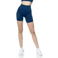Produktbild: Stark Soul® Trainingsshorts Seamless kurze Leggings OPAQUE in Unifarben blau XS