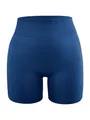 Produktbild: STARK SOUL® Kurze Sport Leggings Damen, Seamless, Opaque, Fitnessshort, Farbe: Dunkelblau, Größe: XS