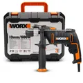 Produktbild: WORX WX317.2 Schlagbohrmaschine – 600W für präzise Bohrarbeiten in Holz, Beton,