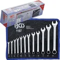 Produktbild: BGS MAULRINGSCHLÜSSEL MAULSCHLÜSSEL RINGSCHLÜSSEL SATZ GEHÄRTET 12-TLG. 6-22 mm