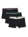 Produktbild: Tommy Hilfiger Herren 3er Pack Boxershorts Trunks Unterwäsche, Mehrfarbig (Hunter/Grey Htr/Des Sky), S