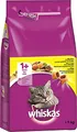 Produktbild: Whiskas Adult 1+ Trockenfutter Huhn, 2x1,9kg - Katzentrockenfutter für erwachsene Katzen - unterschiedliche Produktverpackungen erhältlich