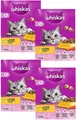 Produktbild: (€ 5,13/kg) Whiskas 1+ mit Huhn - Katzenfutter -Trockenfutter 4 x 1,9 kg