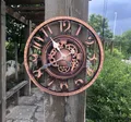 Produktbild: Outdoor Grosse Retro Gartenuhr Wetterfest Badezimmeruhr Groß Vintage Dekorati...