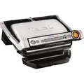 Produktbild: TEFAL OptiGrill+ - Silber - Rechteckig - Sensor - Feuerrost - 600 cm2 - 300 x 200 mm - Silber