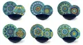 Produktbild: Excelsa Mandala Mediterraneo Tafelservice, 18-teilig, Porzellan, mehrfarbig