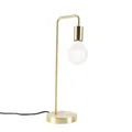 Produktbild: Qazqa Tischleuchte Facil, ohne Leuchtmittel, Warmweiß, QAZQA Tisch­leuchte, e27, Gold, Stahl, Art Deco