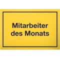 Produktbild: DankeDir! Mitarbeiter des Monats - Schild Spruch 30 x 20 cm Lustige Geschenkidee Büro - Scherzartikel Lustiges Geschenk Kollegen Geburtstagsgeschenk Büro Deko