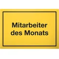 Produktbild: DankeDir Mitarbeiter des Monats - Schild Spruch 30 x 20 cm Lustige Geschenkid...