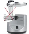 Produktbild: Kenwood MG510 Fleischwolf Silber/Grau 1600 W   AH5641