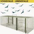 Produktbild: Lebendfalle Vögel Falle Vogel Kammerfalle Drahtfalle 102 x 30 x 30 cm Petigi
