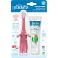 Produktbild: Zahnbürsten Set Baby Kinder Weich BPA-frei Zahnpasta 40 ml Rosa Elefant