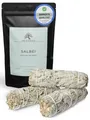 Produktbild: Weißer Salbei Räuchern, 3 Stück Räucherbündel, Weisser Salbei Räuchern, Sage ...