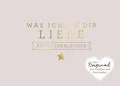 Produktbild: Was ich an dir liebe - Adventskalender