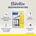 Produktbild: 90 AVERY Zweckform Ordnerrücken-Etiketten, 59 x 297 mm, weiß