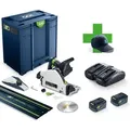 Produktbild: Akku-Tauchsäge tsc 55 KEBI-Plus/XL-FS 100Y Limited Edition, incl. 2x Akku 5 Ah, Schnellladegerät, Zubehör, Systainer - Festool