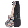 Produktbild: Sopran Ukulele Uke Kinder Hawaii Gitarre Abs Kunststoff Outdoor Gigbag Tasche