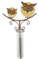 Produktbild: Regenmesser Eulenpaar ca. 125 cm - Gartendekoration