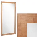 Produktbild: Wandspiegel MADEIRA Natural ca. 180x100cm Ganzkörperspiegel Holzspiegel Spiegel