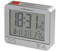 Produktbild: Atrium Funk-Wecker digital Silber sensorgesteuertes Nachtlicht, Obenabsteller, Datum und Temperaturanzeige A760-19
