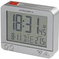 Produktbild: ATRIUM Wecker Digital Quarz Funkwecker A760-19 Nachtlicht Temperatur silber