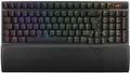 Produktbild: ASUS ROG Strix Scope II 96 - Tastatur - 96% full size, Hot-swappable - backlit - kabellos - USB, 2,4 GHz, Bluetooth 5,1 - QWERTZ - Deutsch - Tastenschalter: ROG NX - Schwarz (90MP037A-BKDA01)