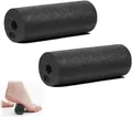 Produktbild: Schwarze Faszienrolle 2er Pack - Selbstmassage für Yoga Rücken Fitness