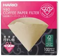 Produktbild: Hario Misarashi Papierfilter V60-02, ungebleicht, 100 Stück, BOX, 100 Stück