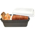 Produktbild: Aufbewahrungsbox Bread Magic Venteo Für Brot Und Gebäck - Bewahrt Den Geschmack - Rutschfeste Unterlage - Lebensmitteltrenner - Technologie Zur Feuchtigkeitskontrolle - Große Kapazität 31.5x17.5x1