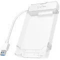 Produktbild: IB-AC703-U3, Laufwerksgehäuse weiß, Adapter für 1x HDD/SSD mit Festplattenschutzbox
