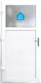 Produktbild: Panto Nebeneinganstür Kunststoff Modell K504 98 x 198 cm DIN links weiß