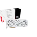 Produktbild: PowerColor Radeon RX 9070 XT OC Hellhound Spectral White - 16GB GDDR6, 1x HDMI, 3x DP RX9070XT 16G-L/OC/WHITE