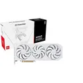 Produktbild: Grafikkarte PowerColor Radeon RX 9070 XT OC Hellhound Spectral White - 16GB GDDR