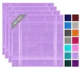 Produktbild: Lashuma Küchenhandtücher 50x50 cm 4er Set, London Abtrockentücher Küche Lila - Flieder