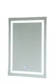 Produktbild: Lüllmann Badspiegel LED Touch mit Beleuchtung 800x600mm Wandspiegel Badezimmerspiegel Spiegel EA++ zur Wandmontage