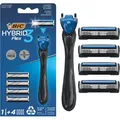 Produktbild: Bic Nassrasierer Hybrid Flex 3, für Herren, 3-fach Klinge, mit 4 Klingen