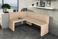 Produktbild: Eckbank Bank Küchenbank 168 x 128 cm  -ROBIN R -Kunstleder Creme